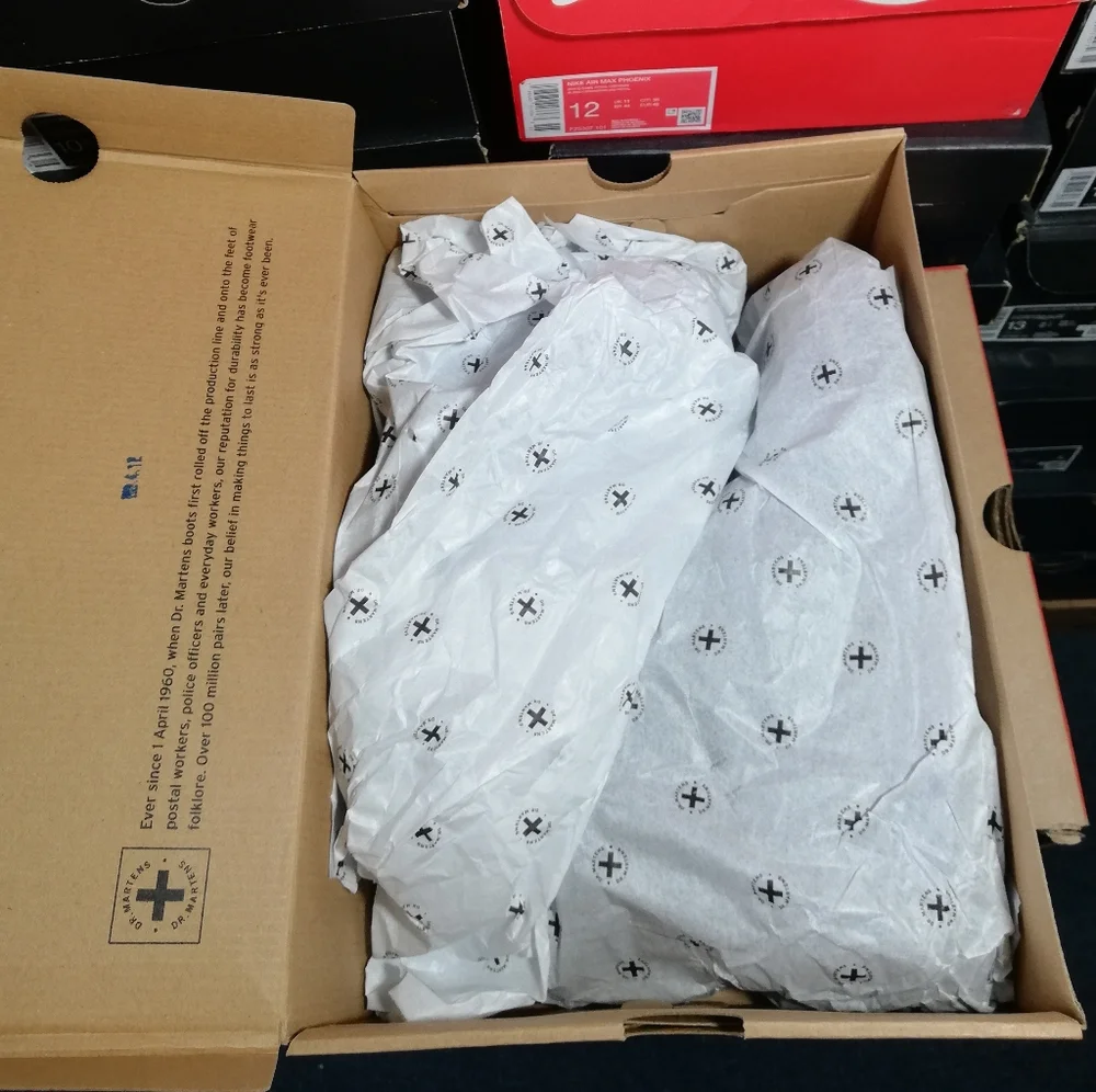 DR. MARTENS RAKIM BLACK MEN US SIZE 8 BRAND NEW IN BOX - Picture 7 of 16